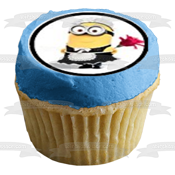 Despicable Me Minions Gru Agnes Margo Edith Stuart y Bob Imágenes comestibles para cupcakes ABPID05880 