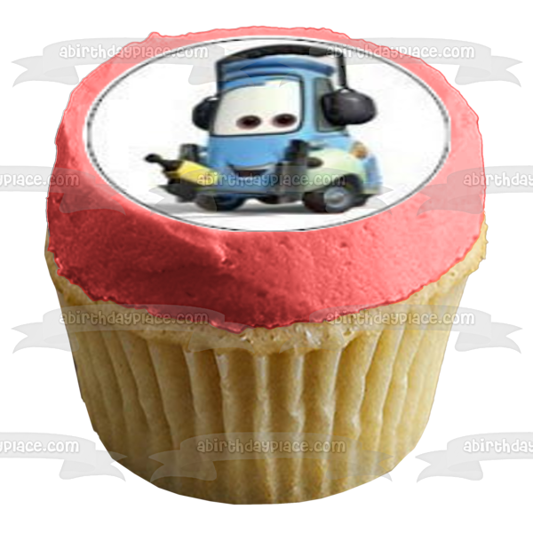 Cars Mater Sir Tow Mater Fillmore y Lightening McQueen Imágenes comestibles para cupcakes ABPID05895 