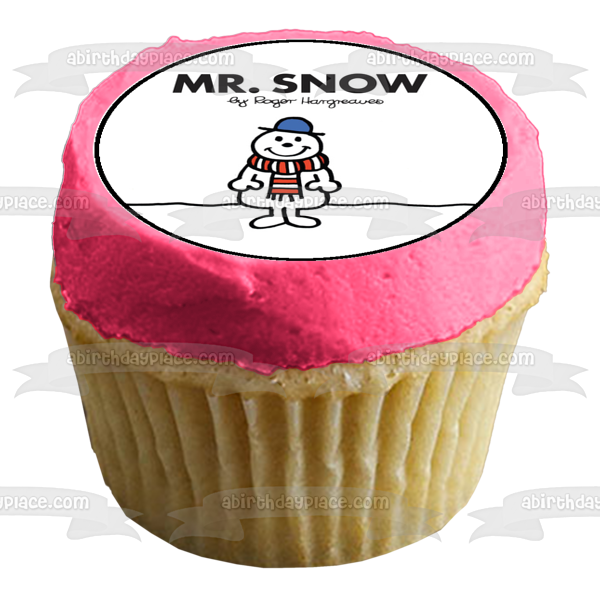 Mr. Men Little Miss Curious Little Miss Giggles Little Miss Tiny and Mr. Bump Edible Cupcake Topper Images ABPID06581