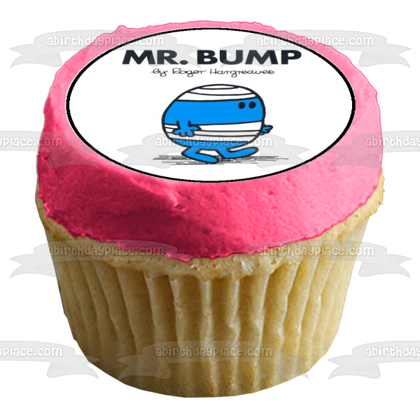 Mr. Men Little Miss Curious Little Miss Giggles Little Miss Tiny and Mr. Bump Edible Cupcake Topper Images ABPID06581