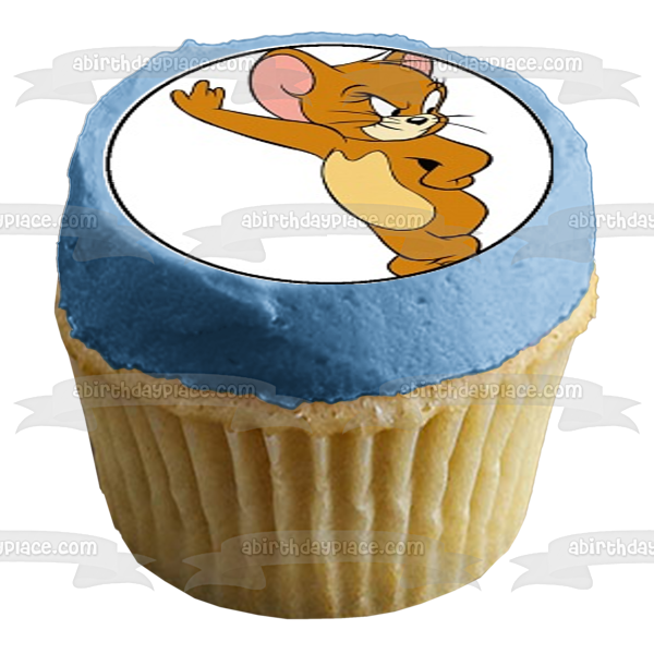 Imágenes de decoración comestible para cupcakes con escenas variadas de Tom y Jerry Tales ABPID06590 