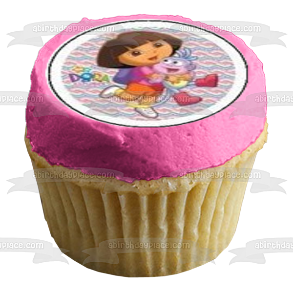 Dora la Exploradora Botas Swiper Mochila y Gorros de Fiesta Imágenes comestibles para cupcakes ABPID06246 