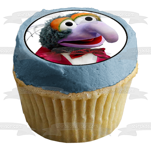 Muppets Kermit Miss Piggy Gonzo Animal and  Fozzy Edible Cupcake Topper Images ABPID06248