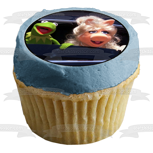 Muppets Kermit Miss Piggy Gonzo Animal and  Fozzy Edible Cupcake Topper Images ABPID06248