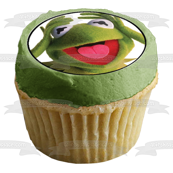 Muppets Kermit Miss Piggy Gonzo Animal and  Fozzy Edible Cupcake Topper Images ABPID06248