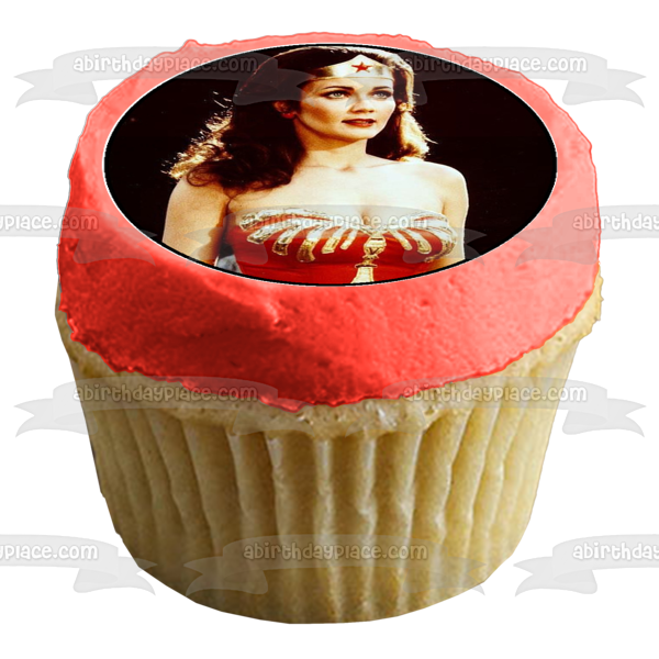 Wonder Woman Assorted Pictures Lifelike and Cartoon Edible Cupcake Topper Images ABPID06658