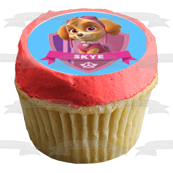 Paw Patrol Chase Everest Tracker Skye Zuma Marshall Rocky Ryder y Rubble Imágenes comestibles para cupcakes ABPID06393 