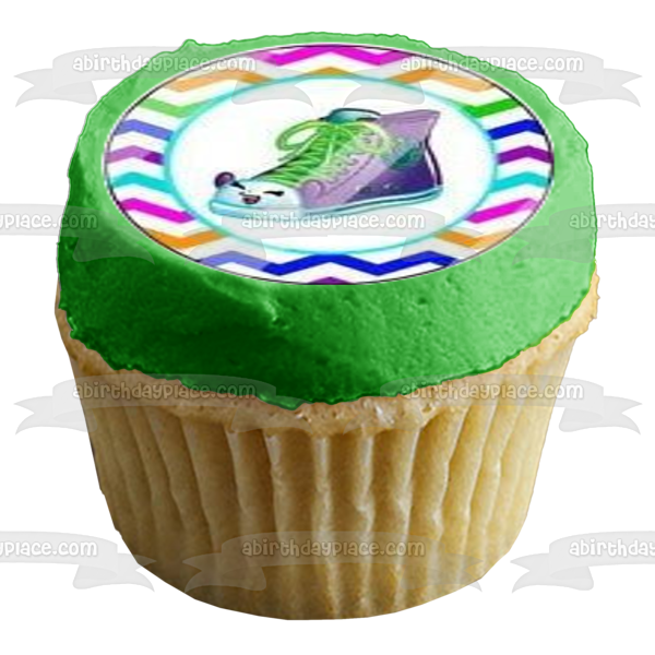 Shopkins Apple Blossom Cupcake Princess Buttercup Rainbow Bite and Sweet Pea Edible Cupcake Topper Images ABPID06473