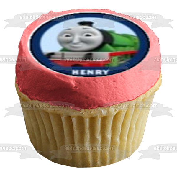 Thomas and Friends Henry Gordon Harold James Edward Emily Percy and Toby Edible Cupcake Topper Images ABPID07031