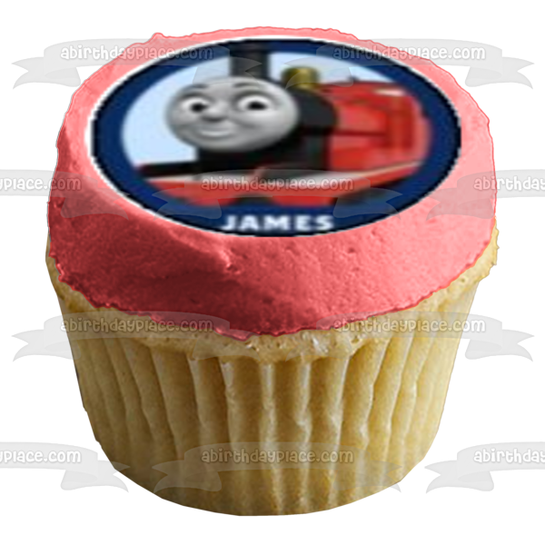 Thomas and Friends Henry Gordon Harold James Edward Emily Percy and Toby Edible Cupcake Topper Images ABPID07031