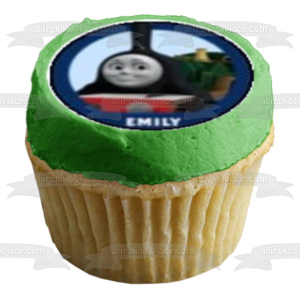 Thomas and Friends Henry Gordon Harold James Edward Emily Percy and Toby Edible Cupcake Topper Images ABPID07031