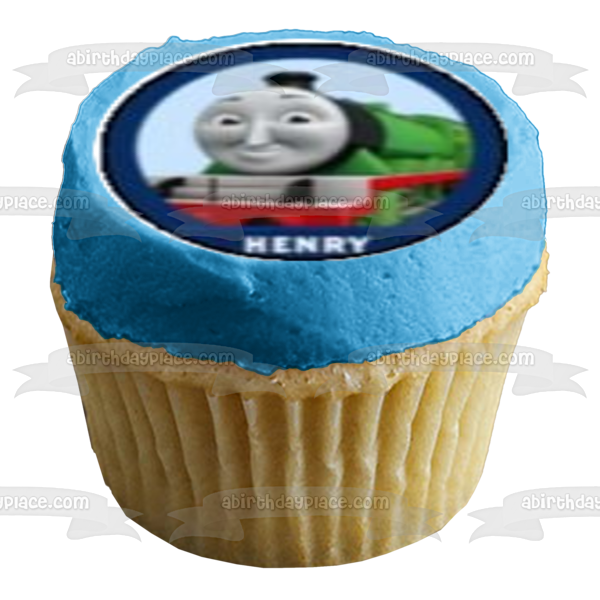 Thomas and Friends Henry Gordon Harold James Edward Emily Percy and Toby Edible Cupcake Topper Images ABPID07031