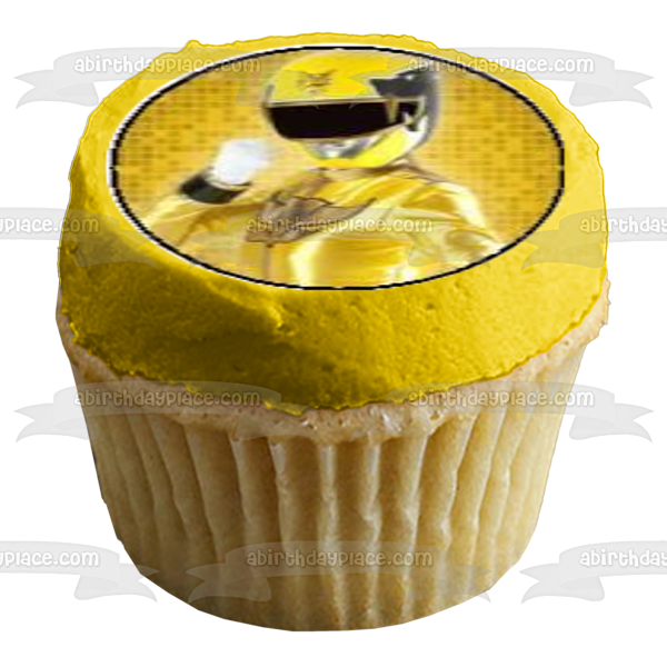 Power Rangers Mega Force Jason Zack Billy Trini and Kimberly Edible Cupcake Topper Images ABPID06739