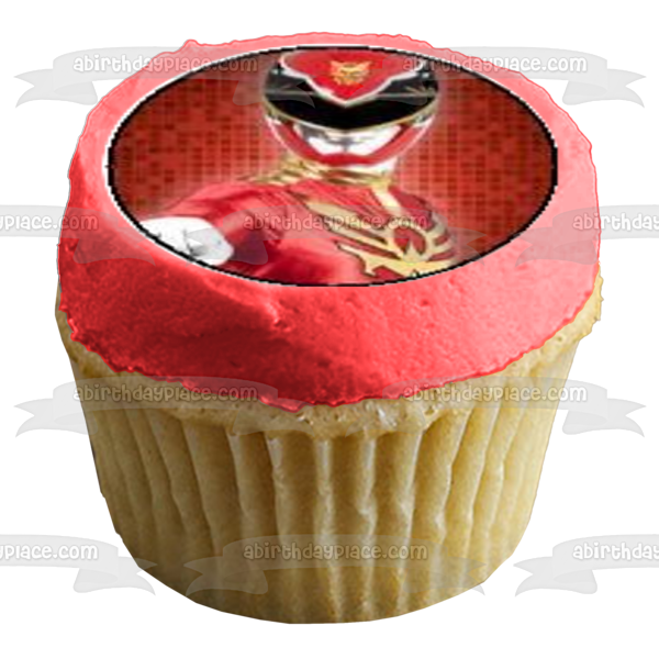 Power Rangers Mega Force Jason Zack Billy Trini and Kimberly Edible Cupcake Topper Images ABPID06739