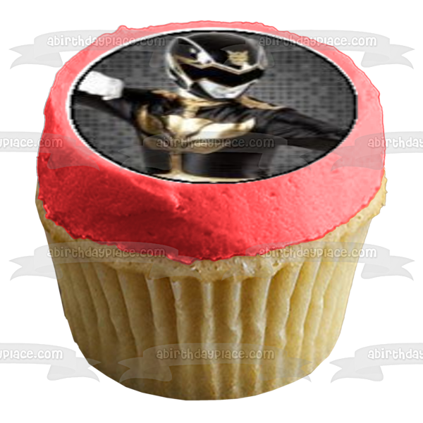 Power Rangers Mega Force Jason Zack Billy Trini and Kimberly Edible Cupcake Topper Images ABPID06739