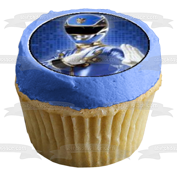 Power Rangers Mega Force Jason Zack Billy Trini and Kimberly Edible Cupcake Topper Images ABPID06739