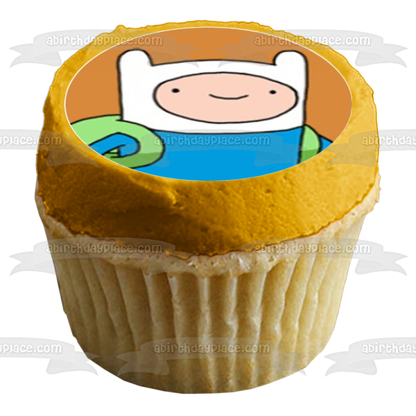 Adventure Time Finn the Human Jake the Dog and Lumpy Space Princess Edible Cupcake Topper Images ABPID06775