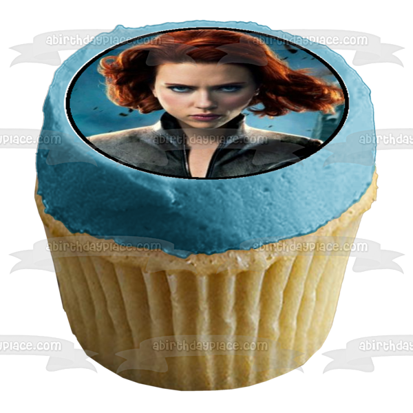 Avengers Captain America The Hulk Iron Man Thor and Black Widow Edible Cupcake Topper Images ABPID07070