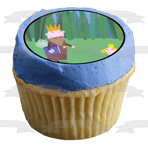 Ben and Holly King Thistle Gaston and Toy Robot Edible Cupcake Topper Images ABPID07109