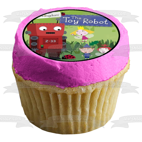 Ben and Holly King Thistle Gaston and Toy Robot Edible Cupcake Topper Images ABPID07109