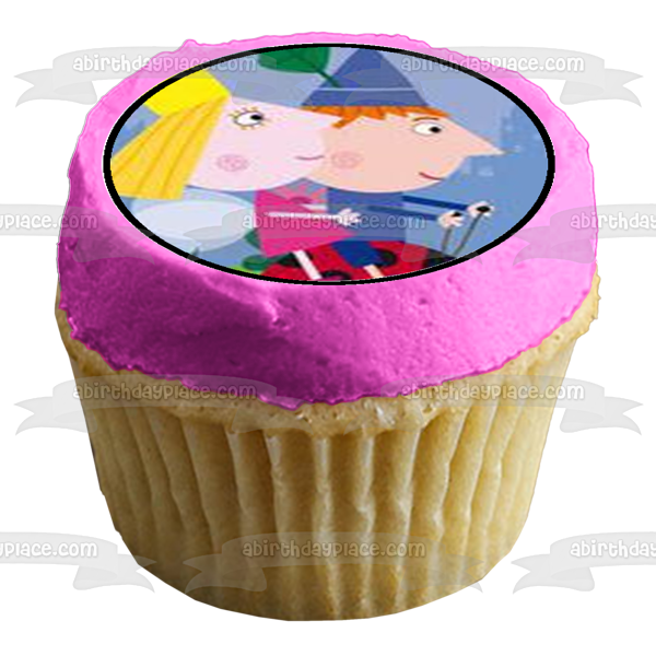 Ben and Holly King Thistle Gaston and Toy Robot Edible Cupcake Topper Images ABPID07109