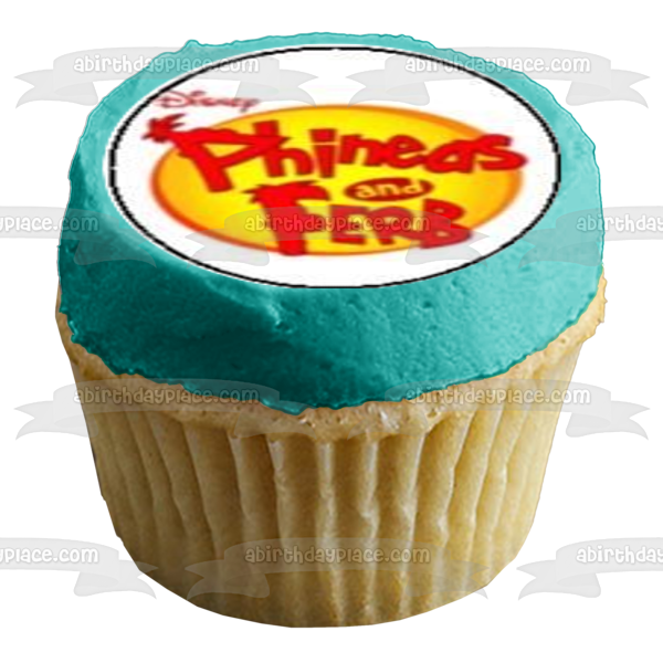 Phineas y Ferb Phineas Flynn Ferb Fletcher Perry el ornitorrinco y Candace Flynn Imágenes comestibles para cupcakes ABPID07468 