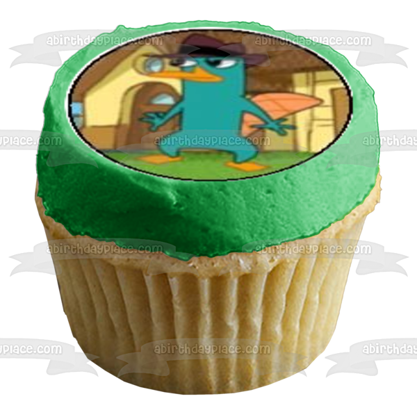 Phineas y Ferb Phineas Flynn Ferb Fletcher Perry el ornitorrinco y Candace Flynn Imágenes comestibles para cupcakes ABPID07468 