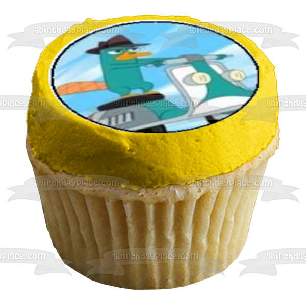 Phineas y Ferb Phineas Flynn Ferb Fletcher Perry el ornitorrinco y Candace Flynn Imágenes comestibles para cupcakes ABPID07468 