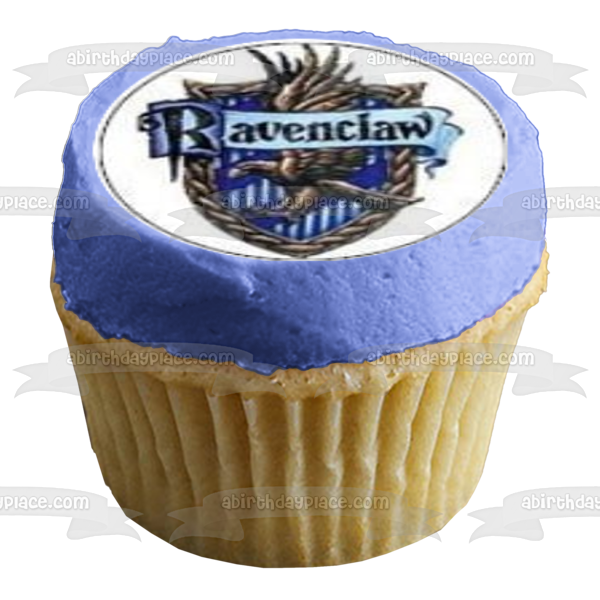 Harry Potter Escudos de Hogwarts Gryffindor Hufflepuff Emblema de Hogwarts Ravenclaw y Slytherin Imágenes comestibles para cupcakes ABPID07527 