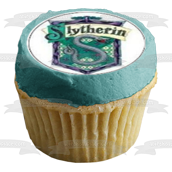 Harry Potter Escudos de Hogwarts Gryffindor Hufflepuff Emblema de Hogwarts Ravenclaw y Slytherin Imágenes comestibles para cupcakes ABPID07527 