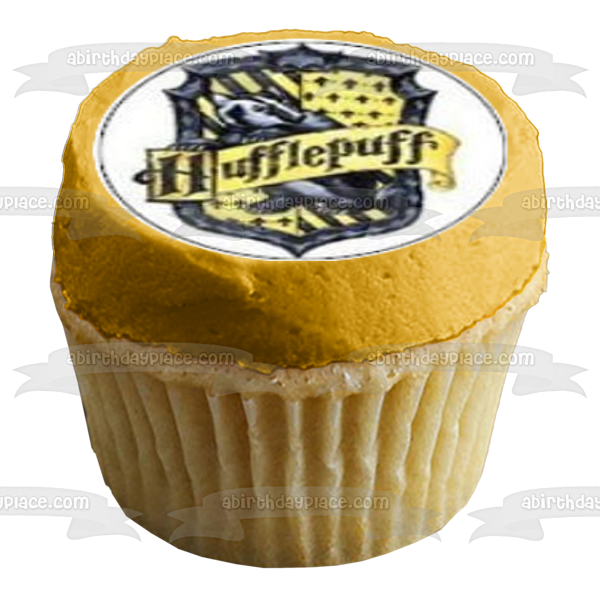 Harry Potter Escudos de Hogwarts Gryffindor Hufflepuff Emblema de Hogwarts Ravenclaw y Slytherin Imágenes comestibles para cupcakes ABPID07527 