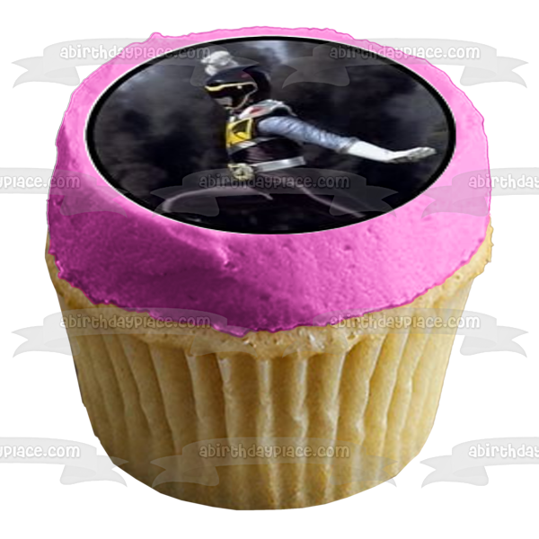 Power Rangers Dino Charge Logo Red Ranger Tyler Black Ranger Chase Blue Ranger Koda Pink Ranger Shelby Gold Ranger Sir Ivan Green Ranger Riley y Purple Ranger Kendall Imágenes comestibles para cupcakes ABPID07539