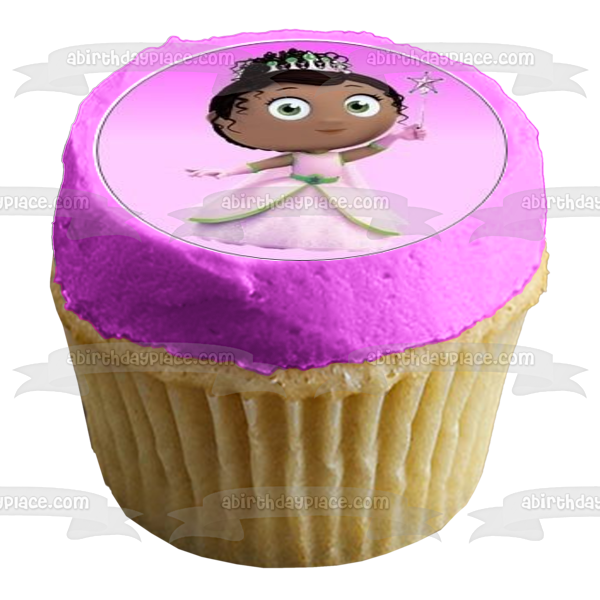 Super Why Feliz cumpleaños pastel piñata Whyatt cerdo y princesa guisante comestible Cupcake Topper imágenes ABPID07671 