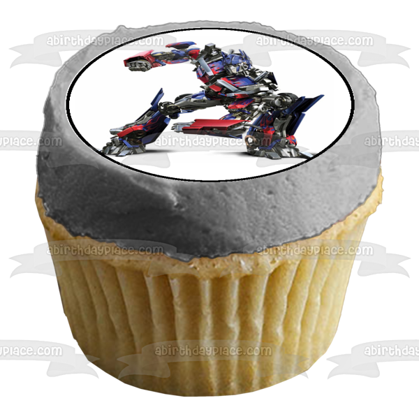 Imágenes de decoración comestible para cupcakes con el logotipo de Transformers, Bumblebee, Optimus Prime y Iron Hide, ABPID07310 