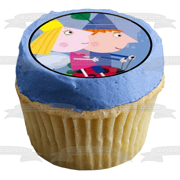 Ben and Holly King Thistle Gaston and Toy Robot Edible Cupcake Topper Images ABPID07316