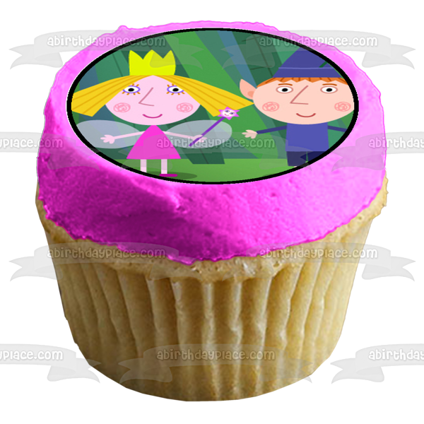 Ben and Holly King Thistle Gaston and Toy Robot Edible Cupcake Topper Images ABPID07316