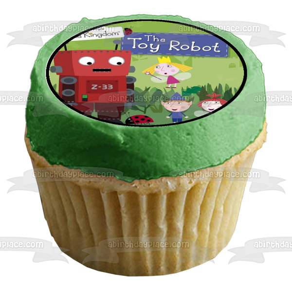 Ben and Holly King Thistle Gaston and Toy Robot Edible Cupcake Topper Images ABPID07316