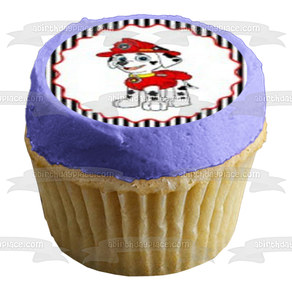 Imágenes decorativas comestibles para cupcakes de Paw Patrol Marshall Chase Rocky y Skye ABPID07748 