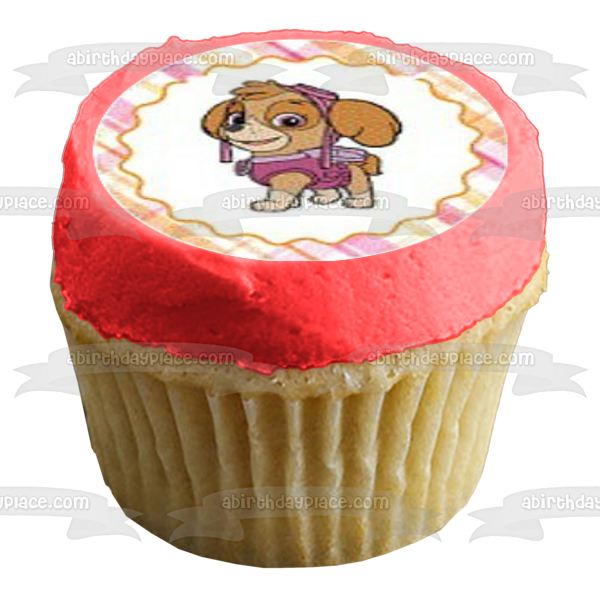 Imágenes decorativas comestibles para cupcakes de Paw Patrol Marshall Chase Rocky y Skye ABPID07748 