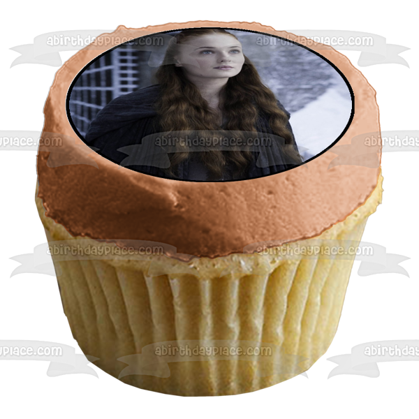 Game of Thrones Logo Daenerys Targaryen Jon Snow Tyrion Lannister and Bronn Edible Cupcake Topper Images ABPID07752