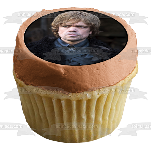 Game of Thrones Logo Daenerys Targaryen Jon Snow Tyrion Lannister and Bronn Edible Cupcake Topper Images ABPID07752