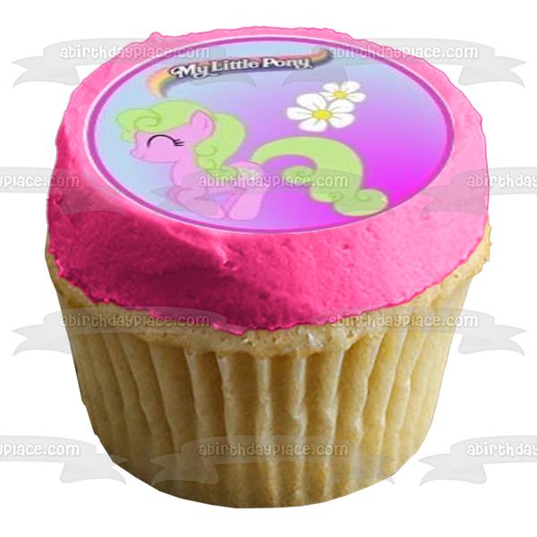 My Little Pony Equestria Girls Rainbow Dash Fluttershy Pinkie Pie Twilight Sparkle Rarity and Applejack Edible Cupcake Topper Images ABPID07926