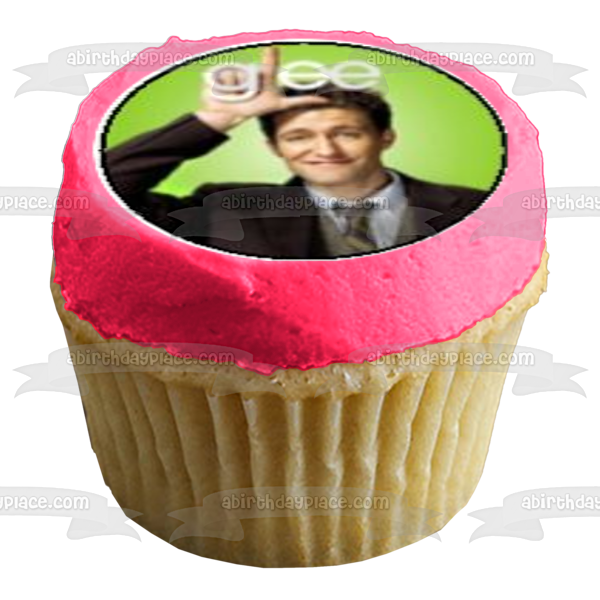 Glee Kurt Hummel Santana Lopez Mercedes Jones Finn Hudson and Puck Loser Fingers Edible Cupcake Topper Images ABPID08219