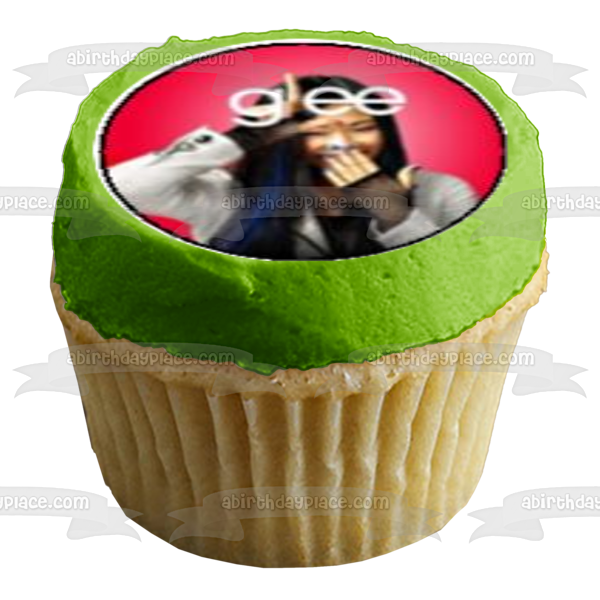 Glee Kurt Hummel Santana Lopez Mercedes Jones Finn Hudson and Puck Loser Fingers Edible Cupcake Topper Images ABPID08219