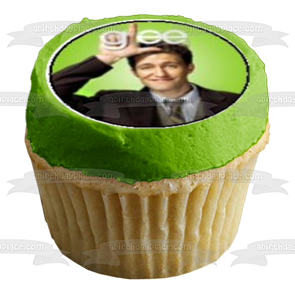 Glee Kurt Hummel Santana Lopez Mercedes Jones Finn Hudson and Puck Loser Fingers Edible Cupcake Topper Images ABPID08219