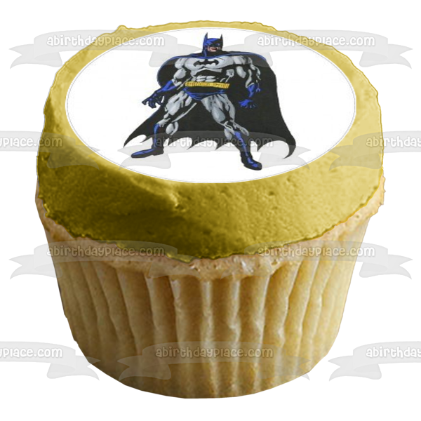 Imágenes de decoración comestible para cupcakes con capa de Batman de DC Comics ABPID08352 