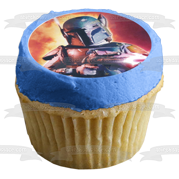 Star Wars Yoda R2-D2 C-3PO Darth Vader Luke Skywalker and Their Lightsabers Edible Cupcake Topper Images ABPID07985