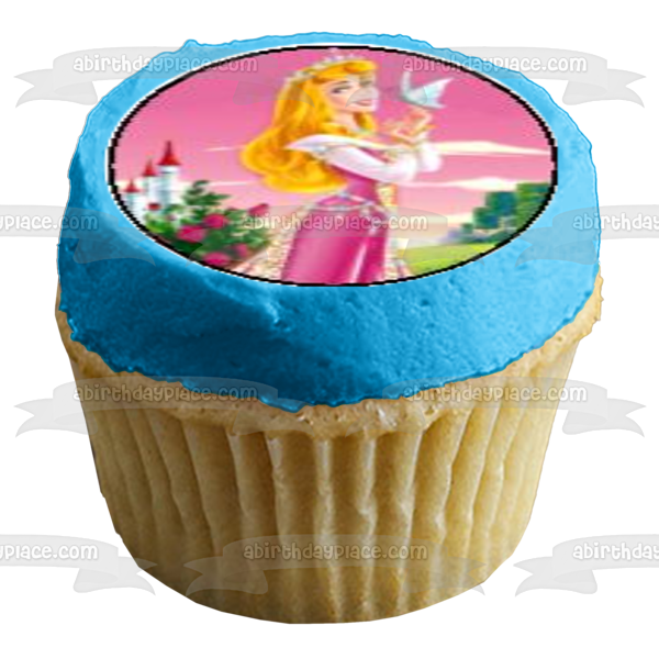 Princesa Ariel Aurora Bella Blancanieves Jazmín y Cenicienta Imágenes comestibles para cupcakes ABPID08048 