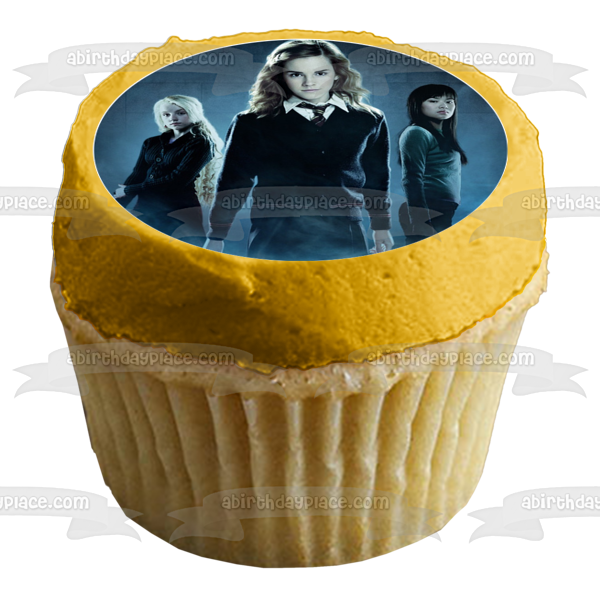 Harry Potter Hermione Granger Ron Weasley Profesor Serverus Snape Draco Malfoy Profesor y Albus Dumbledore Imágenes comestibles para cupcakes ABPID08110 