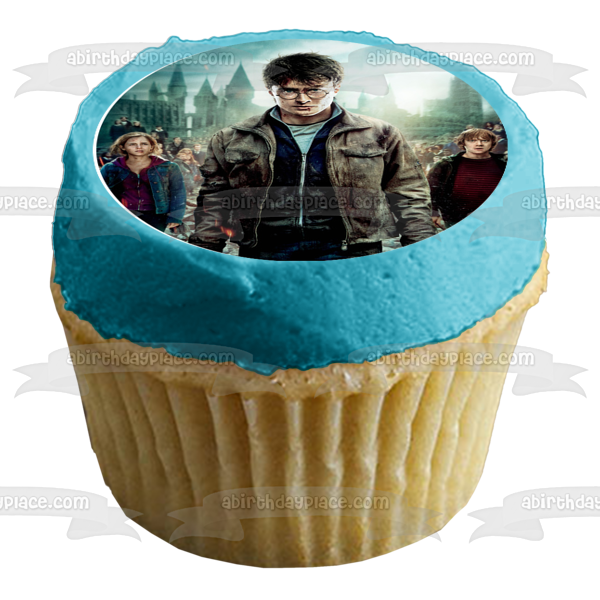 Harry Potter Hermione Granger Ron Weasley Profesor Serverus Snape Draco Malfoy Profesor y Albus Dumbledore Imágenes comestibles para cupcakes ABPID08110 